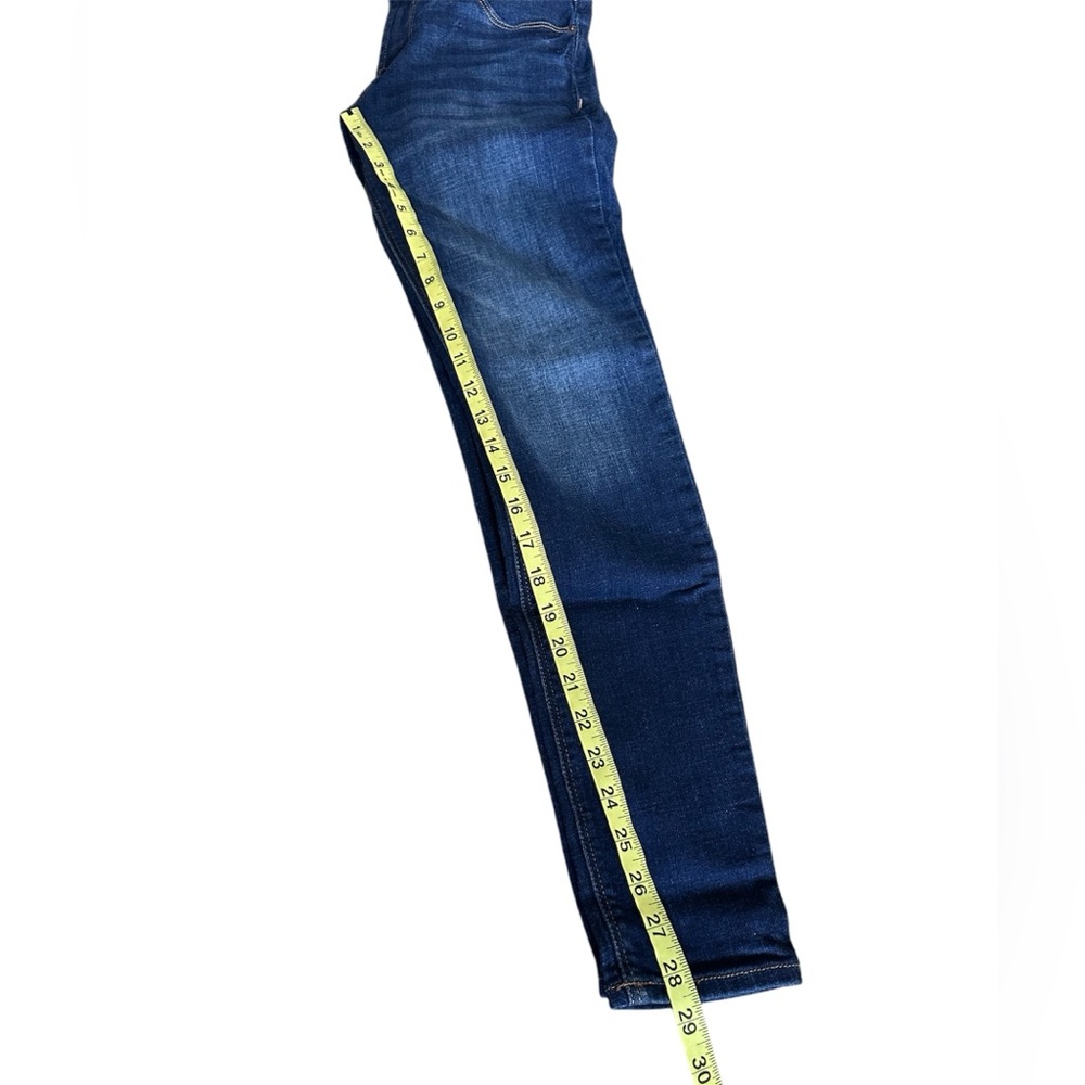 Old Navy Rockstar Super Skinny Dark Wash High Rise Skinny 4 Jeans - Picture 6 of 7